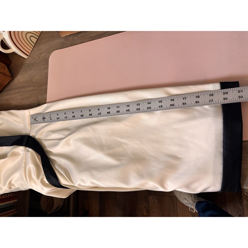 Vince Camuto Strapless Ivory Black Sheath Dress 4 NWT Cocktail - Picture 12 of 12